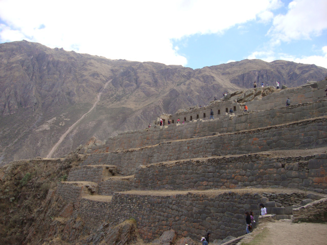 Ruínas em Ollantaytambo